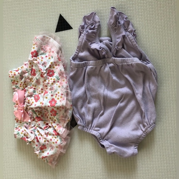 Garanimals|Baby girl cute spring outfit,Floral skirt & sleeveless bodysuit••• - Picture 3 of 6